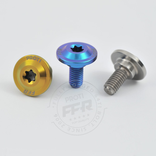 Proti Forged Titanium Chin Fairing Bolt Kit for the Ducati Panigale V4 / S / Speciale (Kit D) Proti Forged Titanium Chin Fairing Bolt Kit for the Ducati Panigale V4 / S / Speciale (Kit D)